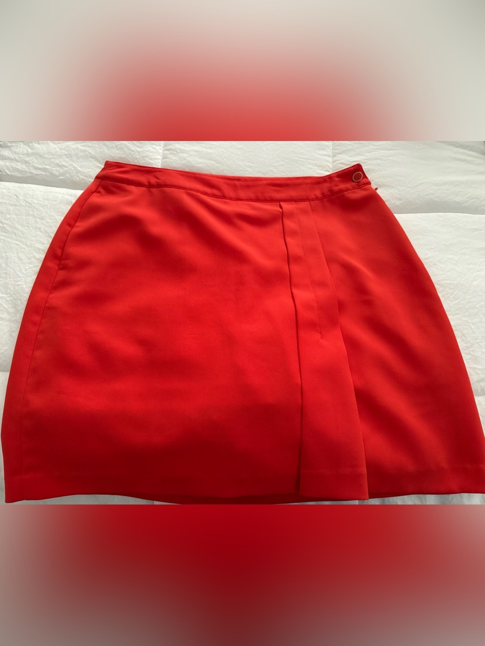 EP Pro Red/Orange Golf Skirt with Front Fold